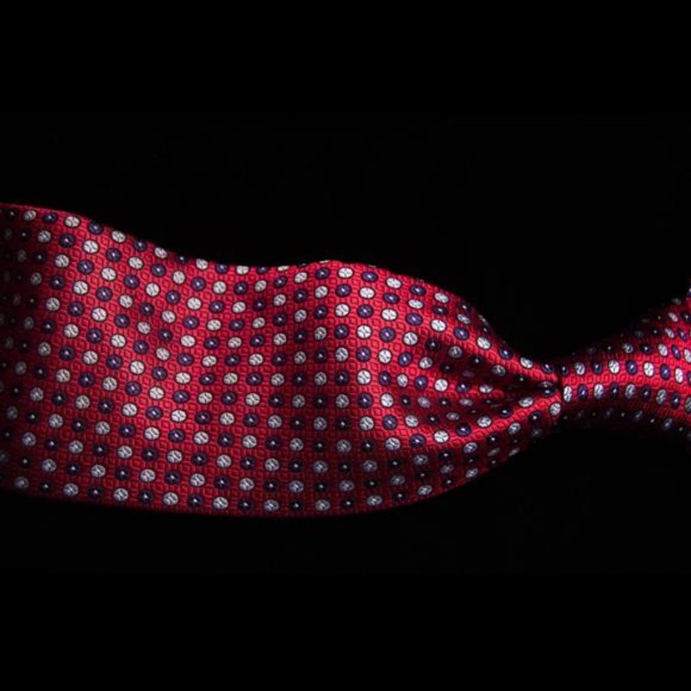 Beau Brummel SOHO Red 100% Silk Handmade Neck Tie 4"W x 60"L